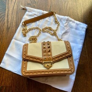 Michael Kors Studded Chain Shoulder Purse